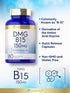 Carlyle DMG Supplement | 150 mg B15 | 180 Capsules | Non-GMO, Gluten Free, N-Dimethylglycine