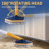 BOOMJOY Tub Scrubber with Long Handle - 58" Extendable 3 in 1 No Scratch Shower Cleaning Brush for Bathroom