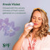 South of France Natural Body Care Triple Milled Large Bar Soap, 6OZ (Violet Bouquet, 1 Bar)