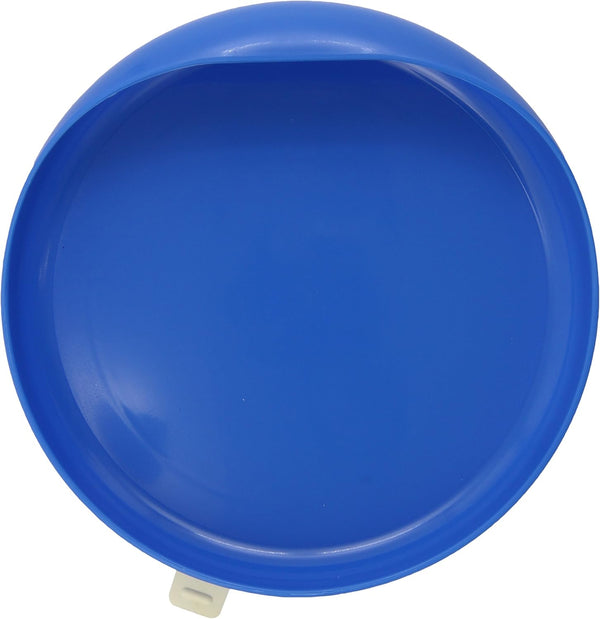 SP Ableware Scooper Plate, Blue, with Suction Cup Base
