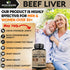 Wholesome Wellness Grass Fed Desiccated Beef Liver Capsules (180 Pills, 750mg Each) - Natural Iron and Vitamins