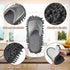 4 Pairs Detachable Microfiber Mop Slippers for Women Men, Washable Dusting Shoes for Home Office Kitchen Floor