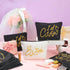 11 Pieces Bridal Shower Wedding Makeup Bags, Canvas Cosmetic Bags for Bachelorette Party, Bride I Do Crew Gifts (White,