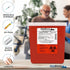 Oakridge Products Transparent Sharps Container for Home Use and Professional, 2.2 Quart (1-Pack)