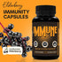 Immune Support Supplement, Elderberry Capsules with Vitamin D3, Vitamin C and Zinc for Immune Support, Immune Boosters for Adults