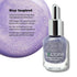Nailtopia Plant-Based Chip Free Nail Lacquer, Non Toxic Long-Lasting Polish - Stay Inspired (Medium Purple With Gold