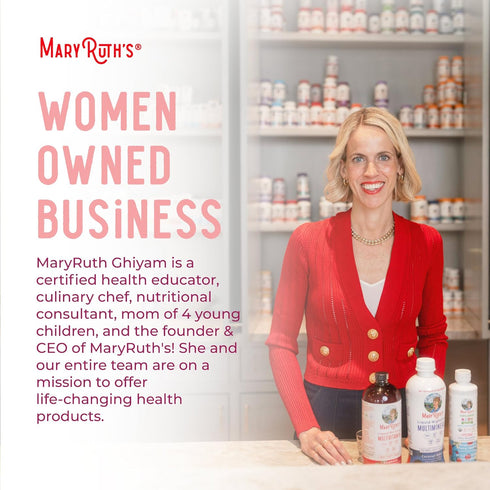 MaryRuth Organics Postnatal & Prenatal Vitamins for Women - Sugar Free, Vegan, Non-GMO, Gluten Free - 32oz