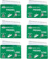 MagDepo 6 Pack Credit Card Size Magnifier Ruler, Green, for Reading Small Print, Maps, and Books