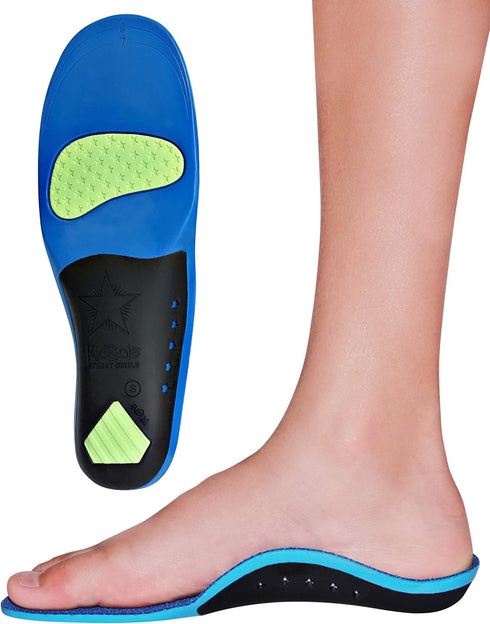 KidSole Children's Starry Shield Arch Support Insole for Comfort, Cushion, and Arch Support - Teenage Size 6.5-8.5 (26