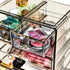 Sorbus Acrylic Makeup Organizer - Big Clear Storage Case for Cosmetics & Jewelry - 3 Large, 4 Small Drawers for Vanity