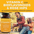 Viva Naturals Vitamin C 1000mg, Non-GMO Supplements with Citrus Bioflavonoids & Rose HIPS for Immune Support