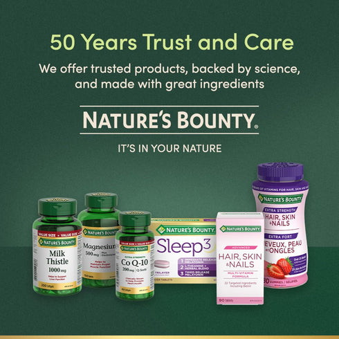 Omega-3 D3 1200mg D3 1000IU 90 Nature's Bounty + Fish Oil / Vitamin softgels