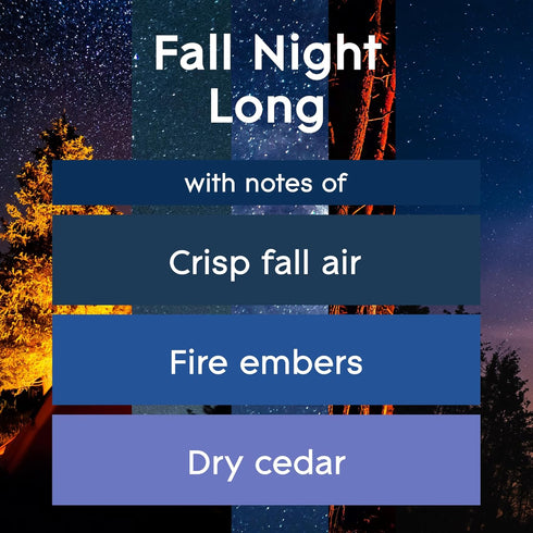 Glade Automatic Spray Refill, 6.2 Oz, Fall Night Long Air Freshener for Home and Bathroom