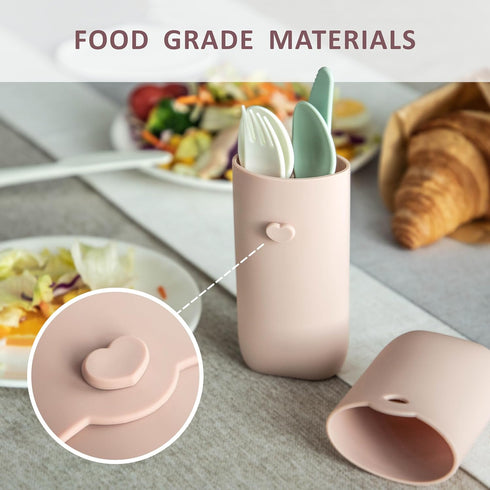 Silicone Makeup Brush Holder - Travel Makeup Brush Case, Portable Cosmetic Pouch, Anti-Fall Out Cover, Waterproof,