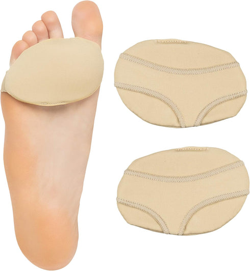 ZenToes Ball of Foot Pads - Metatarsal Gel Cushions for Pain Relief, 1 Pair (Small, Women 5-7, Men 6-8)