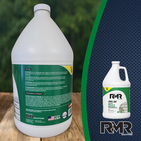 RMR-86 Instant Mold and Mildew Stain Remover Spray, 1 Gallon, Scrub Free Formula