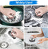 GXLWJXWLV 7PCS Set 1PCS Steel Wool Scrubber Pads, Stainless Steel Scrubber with Handle, Metal Scrubbers for Cleaning