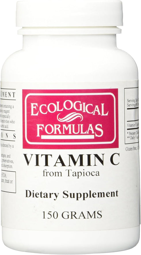 Ecological Formulas Vitamin C from Tapioca, 150 gms