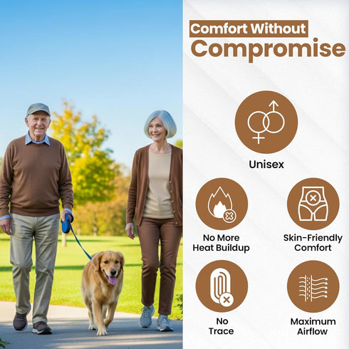 Incontinence Leak-Protection, Washable Pull-On Cover Pant, Advanced Duralite-Cool-Lightweight-Durable- Kleinert's
