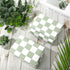 Whaline 100 Sheets Checkered Tissue Paper, Sage Green Gift Wrapping Paper for DIY Crafts Party Decorations