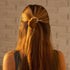 Round-Shaped Hair Pins for Women, 1Pcs Gold Metal Geometric Hairpin for Chignon Hairstyles