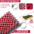 Cast Iron Scrubber Kit + Pan Scraper, 316 Chain Mail Scrubber for Cast Iron Cleaner, Chain Scrubber for Pans