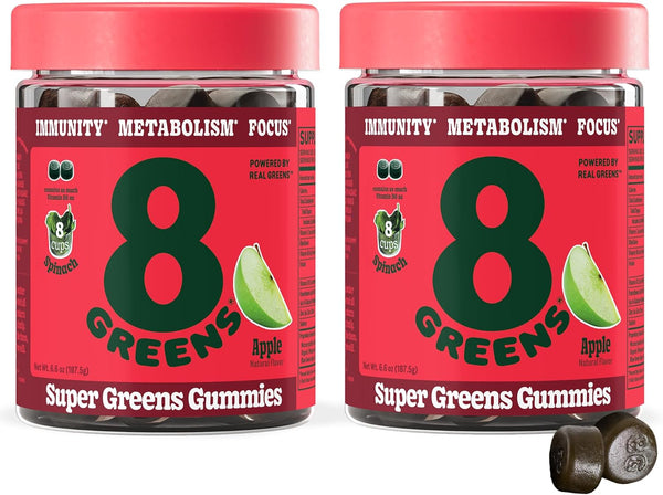 8Greens Supergreens Gummies - Super Greens Powder Gummy for Metabolism, Immunity & Digestive Health