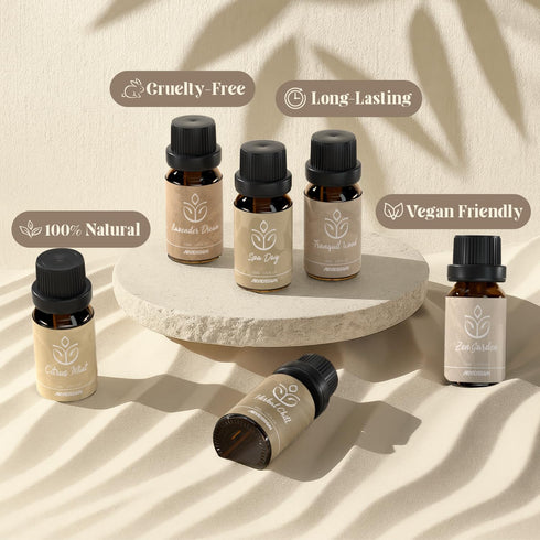 Set, ARVIDSSON Zen Essential Oils Nautal Tranquil Essential Oil for Diffusers for Home - Zen Garden, Lavender Dream