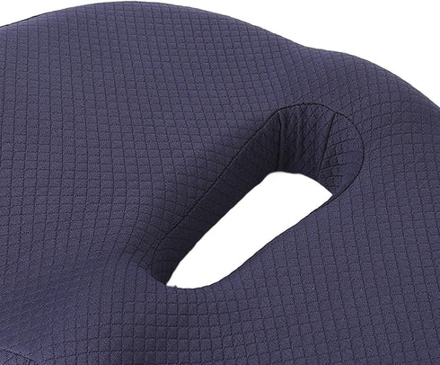 Orthopedic Donut Seat Cushion - Soft & Breathable in Navy Blue