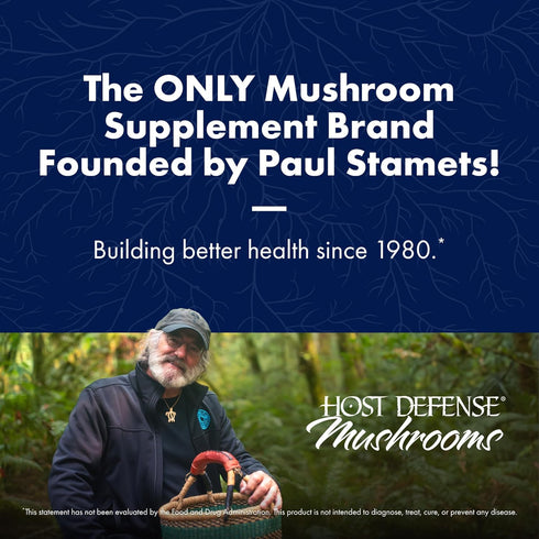 Immune 3.5 oz (66 Host Defense Lion's Mane Powder - Brain Health Support Supplement - Mushroom Supplement to Support
