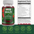 YumVs Teen Multivitamin Gummies, Raspberry Flavor, 60 Count, Hair Skin Nails Support