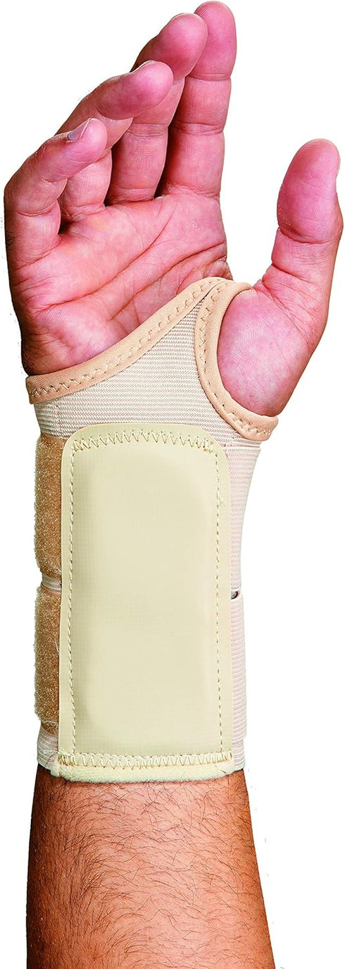 Ergodyne ProFlex 4010 Double-Strap Left Wrist Support, Small, Tan