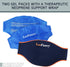 LotFancy Gel Ice Pack for Back Injuries, 2pcs Hot Cold Packs with Wrap for Lower Back, Belly, Waist, Hip Pain Relief