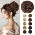 MORICA Messy Hair Bun Hair Scrunchies Extension, Curly Wavy Synthetic Chignon Hairpieces for Women (4/30#)