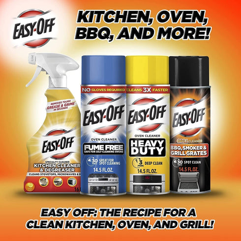Easy-Off Specialty Kitchen Degreaser Cleaner - Clear Lemon, 16 Fl Oz