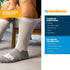 WC4 OrthoSleeve Wide Diabetic & Neuropathy Compression Socks, Non-Binding for Men & Women, Improve Circulation & Edema