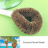 LUNCHS Coconut Fiber Dishwand,Eco-Friendly Dish Washing Wand Scrubbing Tool for Cleaning Kitchen Pot,Pan,Vegetable