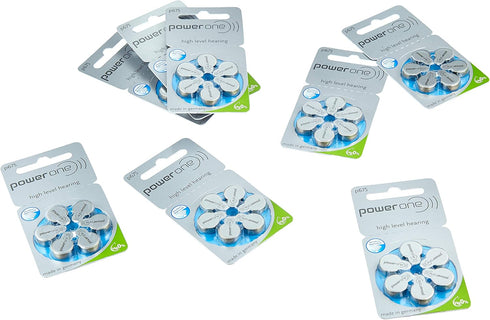 VARTA Power One Zinc Air Hearing Aid Batteries (Blue) Size 675 Pack of