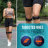 2 Pack Adjustable Patella Knee Brace, Knee Support and Pain Relief for Running, Hiking, Basketball, and Tendonitis