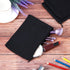 meekoo 16 Pack Canvas Blank Cosmetics Bags, Plain Zipper Makeup Pouch for Travel and Storage (S, Black)