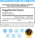 DRINK HRW Rejuvenation Molecular Hydrogen Water Tablets - 12 ppm H2 - Supports Energy Production, 30ct Raspberry