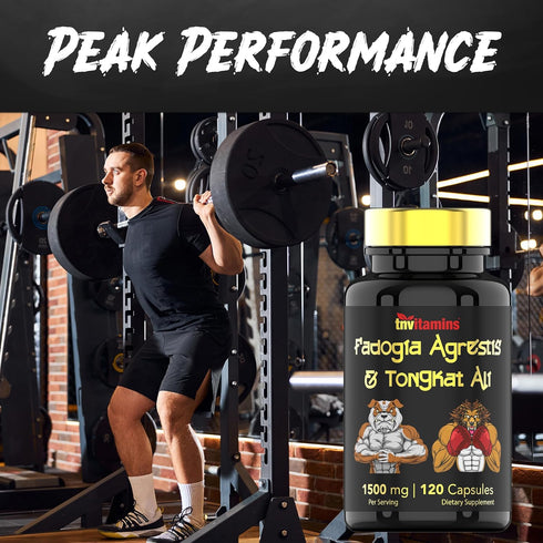 Tongkat Ali for Men - 1200 mg x 120 Capsules | All-Natural & Ultra Potent Supplement for Energy, Strength