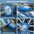 Longest 83'' Wall Mop, Detachable Pole, Ceiling Dust Mop, Baseboard Glass Duster Washer, High Reach Cleaning Tool