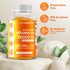 Vitamatic Sugar Free Vitamin D3 50,000 IU Weekly Supplement - 120 Pectin Based Gummies for Bones, Teeth, and Immune