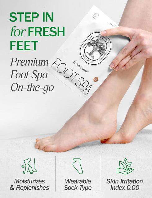 Moisturizing Foot Mask for Dry Cracked Feet - Hydrating Foot Spa Kit, Baby Feet Foot Peel, Cracked Heel Repair with