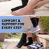 Twistover 24 Pairs Ankle Brace Compression Socks Plantar Fasciitis Socks Ankle Brace Compression Sleeve for Men
