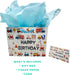 Shimmer 13 Set Packaging Anna Shine Large Construction Vehicles Birthday Gift Bag Trucks, Tractors & Cranes Design