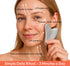 Stainless Steel Gua Sha Tool for Face & Neck Facial Massage Tool for Lymphatic Drainage, Depuffing, Jawline Sculpting