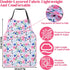 Sorcristy Adult Bib for Women, Reusable Adult Bibs for Eating with Crumb Catcher, Adjustable Bib Clothing Protectors