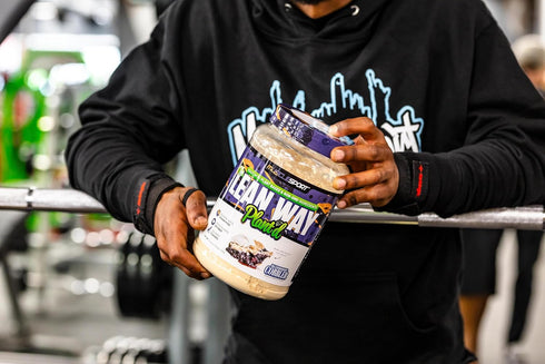 Musclesport Lean Way Plant Protein - 20 Servings, Blueberry Cobbler Flavor, Pea & Brown Rice Protein Blend